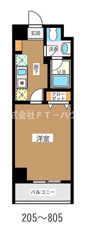 ミリアビタNo30の間取り写真