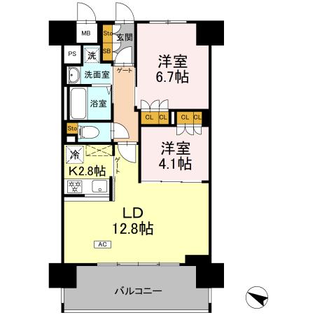 リーラ横浜川和町の間取り写真