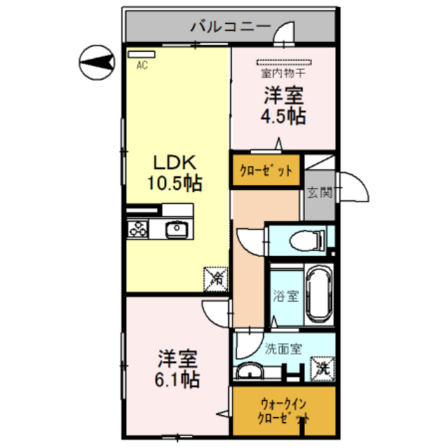 はぁ~と六万寺の間取り写真