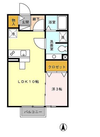 レゾン御園の間取り写真