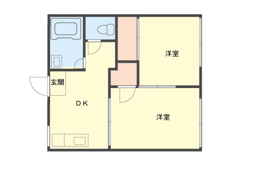 コーポ自由ヶ丘の間取り