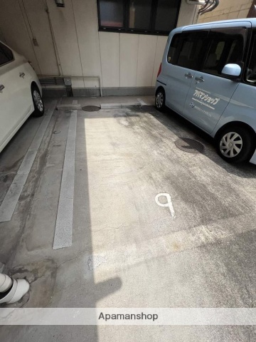 駐車場　眺望