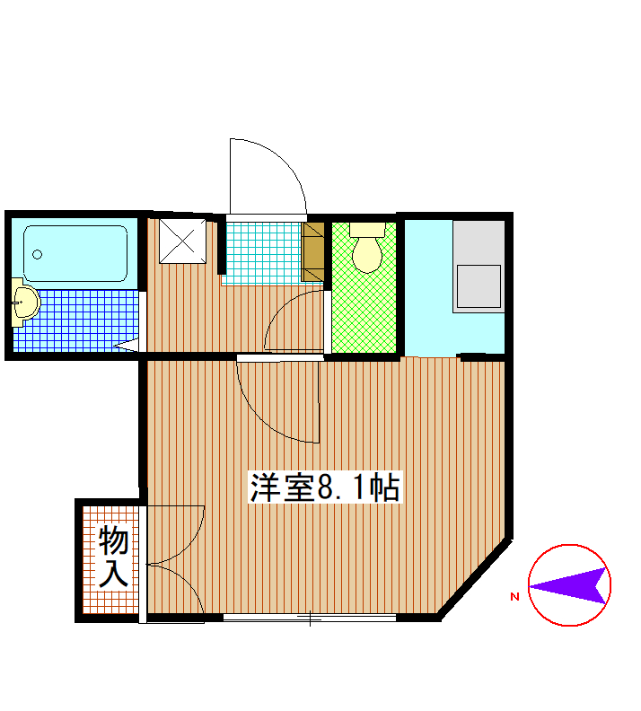 メゾンフルールの間取り