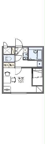 レオパレスジェーオーの間取り