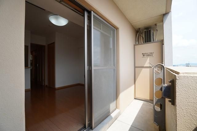バルコニー　洗濯物が干しやすいバルコニーです☆