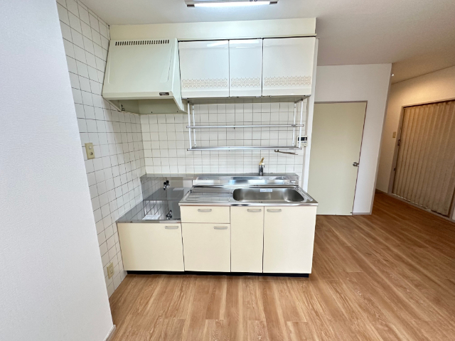 キッチン　段落ちキッチン