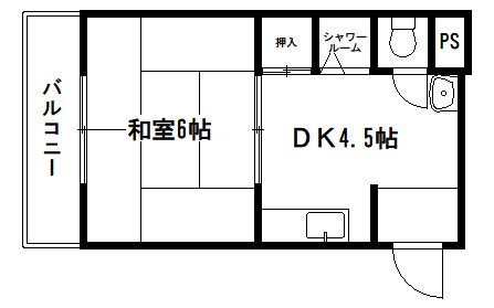 高瀬川マンションの間取り