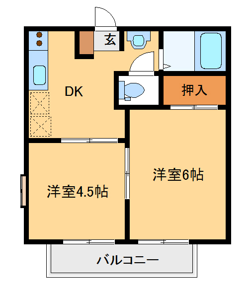 サンアイリスの間取り