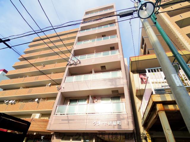 【静岡市葵区研屋町のマンションの建物外観】