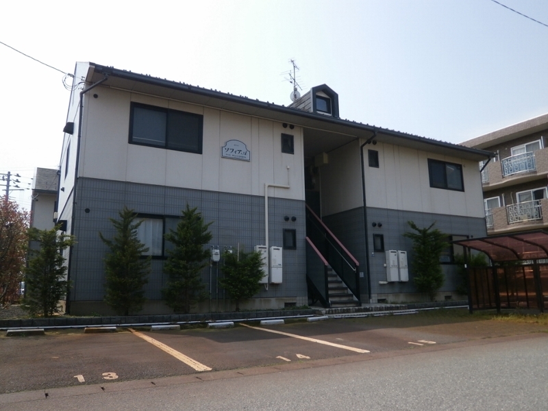新潟県新発田市新栄町２（アパート）の賃貸物件の外観