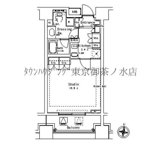 パークアクシス御茶ノ水ステージの間取り