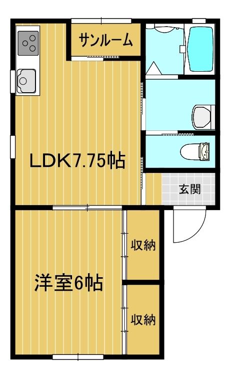 グラン４２８ A棟B棟の間取り