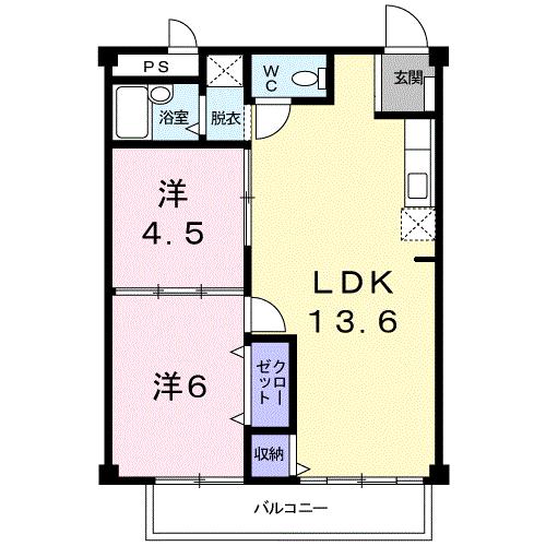 シティハイツ天の森の間取り