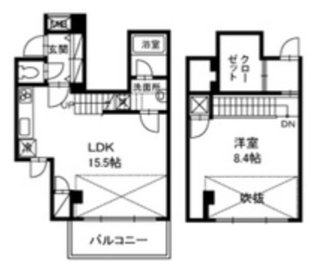 ベルエキップの間取り