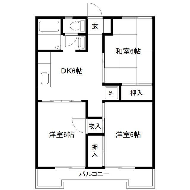 パレーシャルＬｅｉの間取り