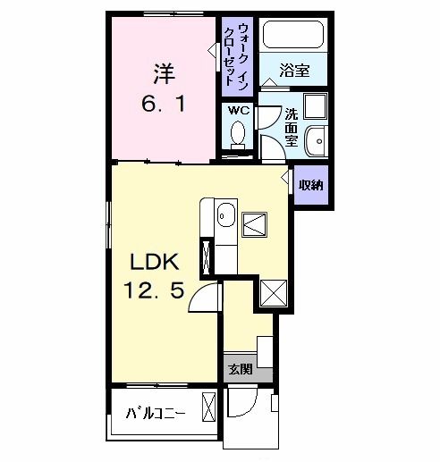 海部郡大治町大字三本木のアパートの間取り