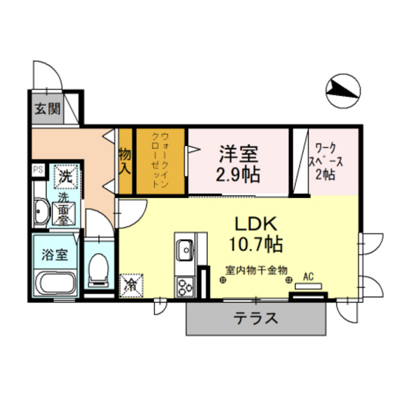 アールヴォリ町村の間取り