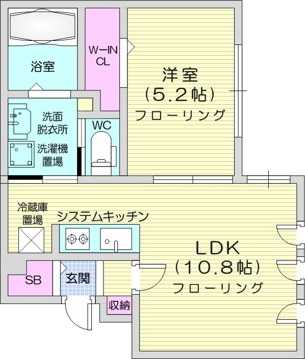 グランメール宮の森の間取り