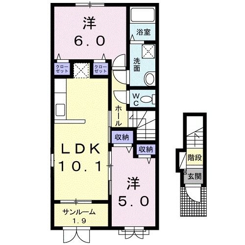 コンプリートの間取り