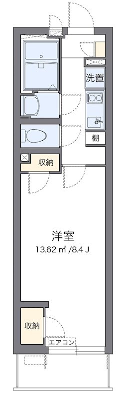 クレイノレジデンス追分の間取り