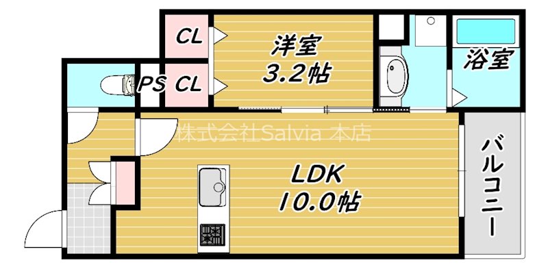 【メゾンドリックIIIの間取り】