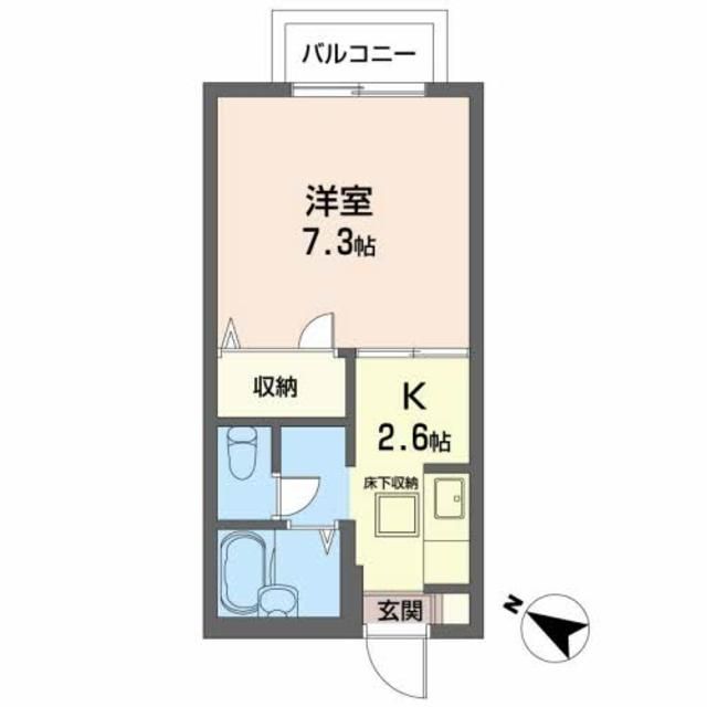 シェソワ壱番館の間取り