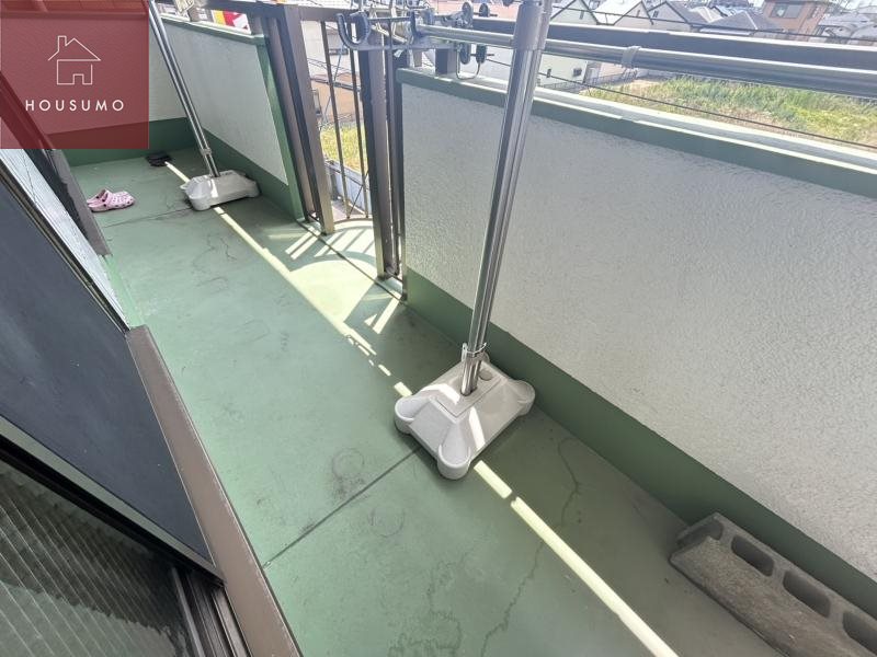 バルコニー　広々としたバルコニーです