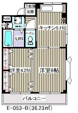 市川市妙典のマンションの間取り