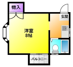 コーポサンシャインの間取り