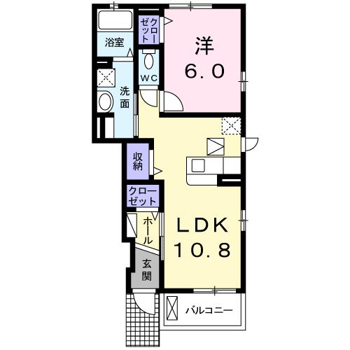 ターコイズ　Ｍの間取り