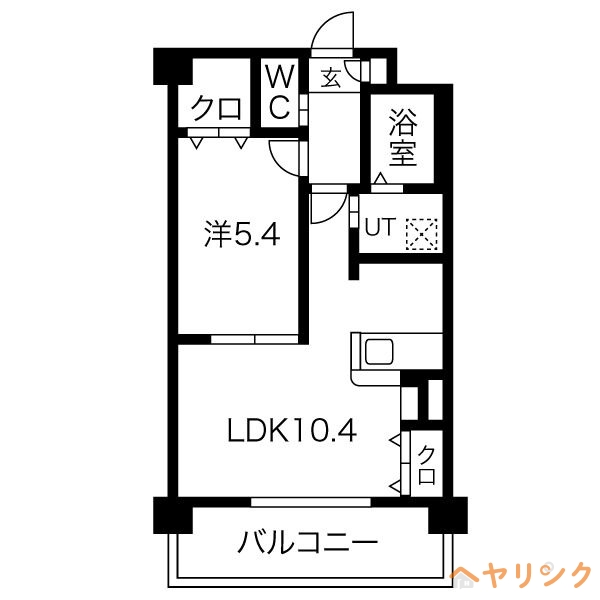 名古屋市守山区大字下志段味のマンションの間取り