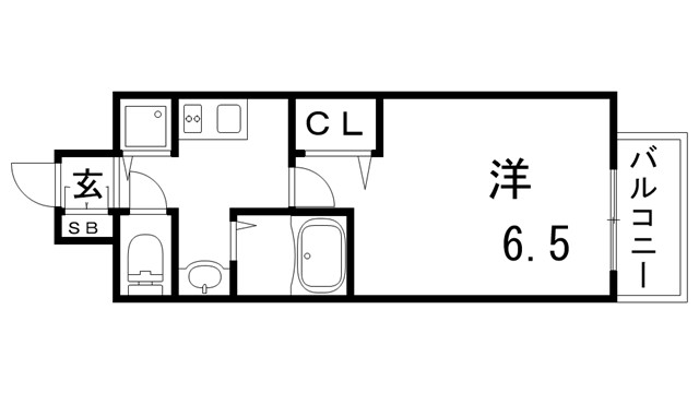 グランカリテ神戸ＷＥＳＴの間取り