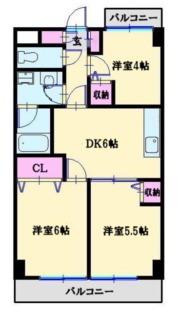 【ブランピエール戸塚の間取り】