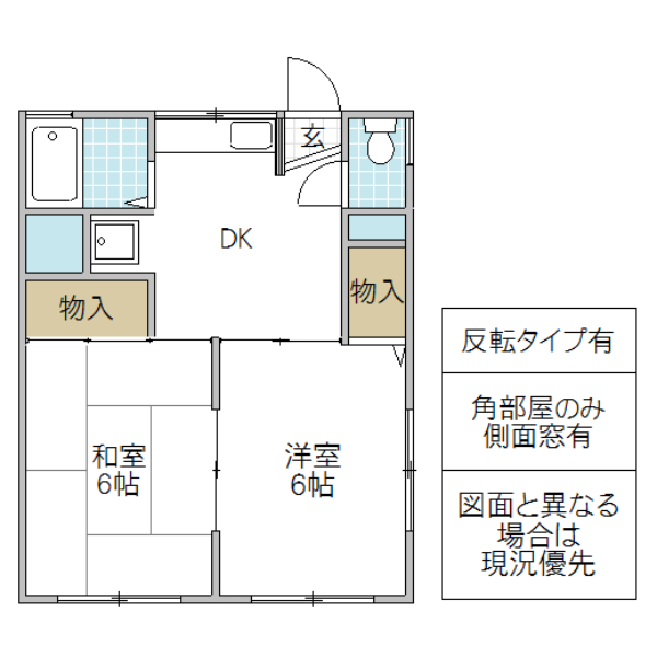 Y＆M吉沢　B棟の間取り