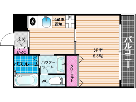 【大産若久マンションの間取り】