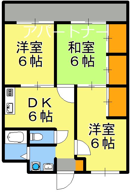 タウンハイツ建昌の間取り