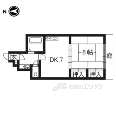 塩尻貸間の間取り