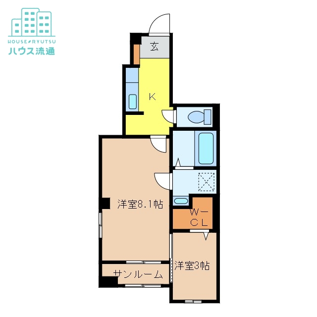 ガーデン　ハルの間取り