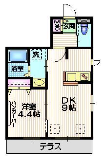 メゾン塚山の間取り