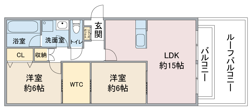 第２フェアモントの間取り