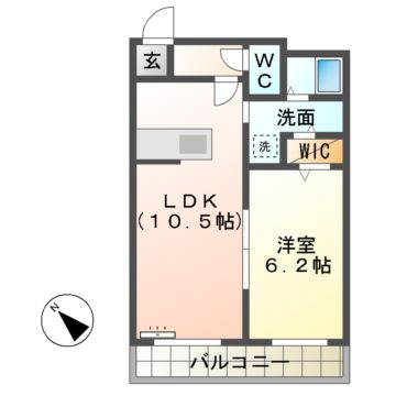 ラフィネ扶桑スタシオンの間取り