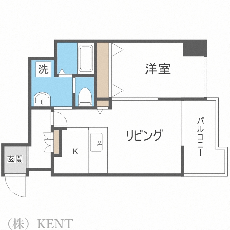 オルムドグランメール大通の間取り