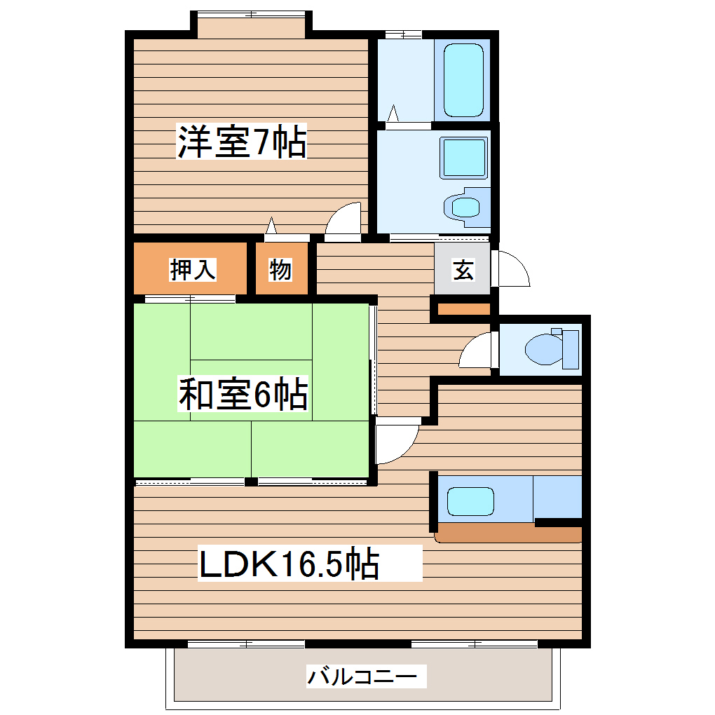 コージィコート壱番館の間取り