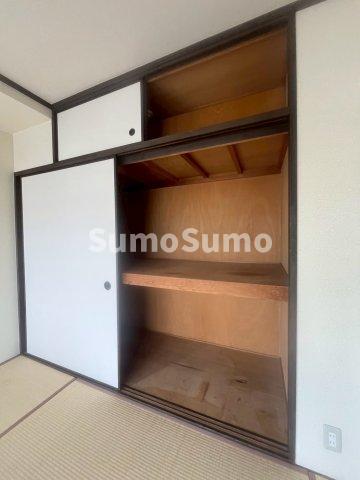 収納　たっぷりとした収納スペースです