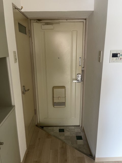 玄関　写真は別号室です。