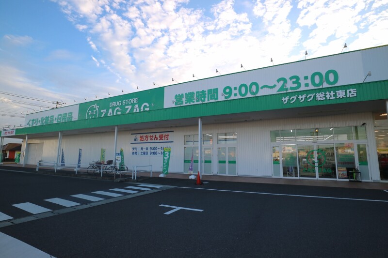 ドラックストア　ザグザグ　総社東店（ドラッグストア）まで711m