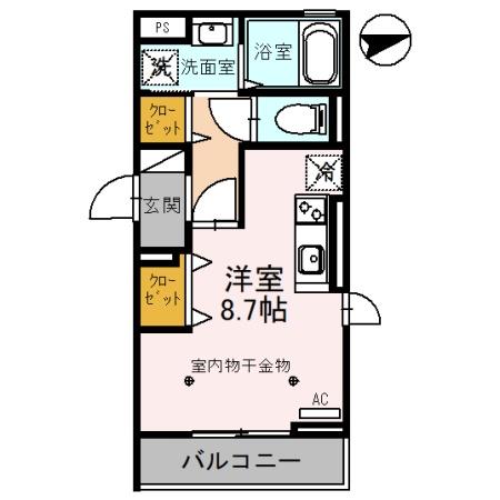 メゾン・ド・シュシュ布瀬の間取り