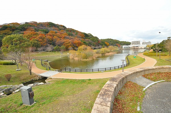 公園　☆中央公園(金比羅池)（公園）まで880m