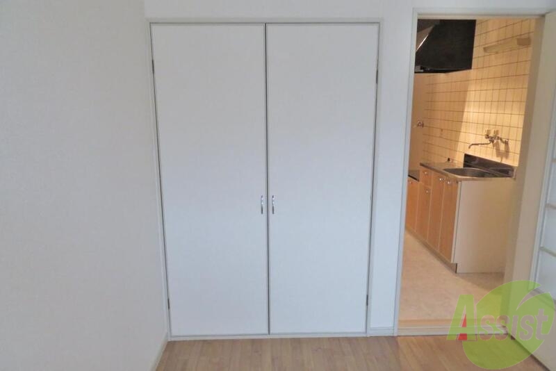 収納　収納は開き戸タイプの収納です。