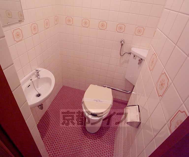 トイレ　非常に広いトイレです。